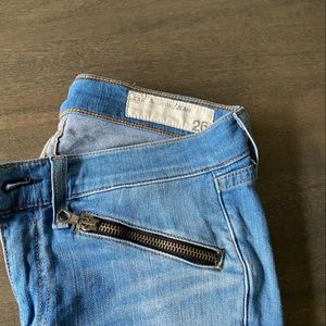 Rag and Bone Skinny Jeans w Ankle Zippers